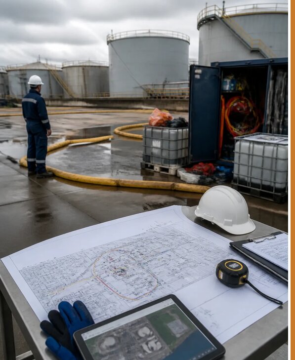 Разработка плана ликвидации разливов нефти в Надыме